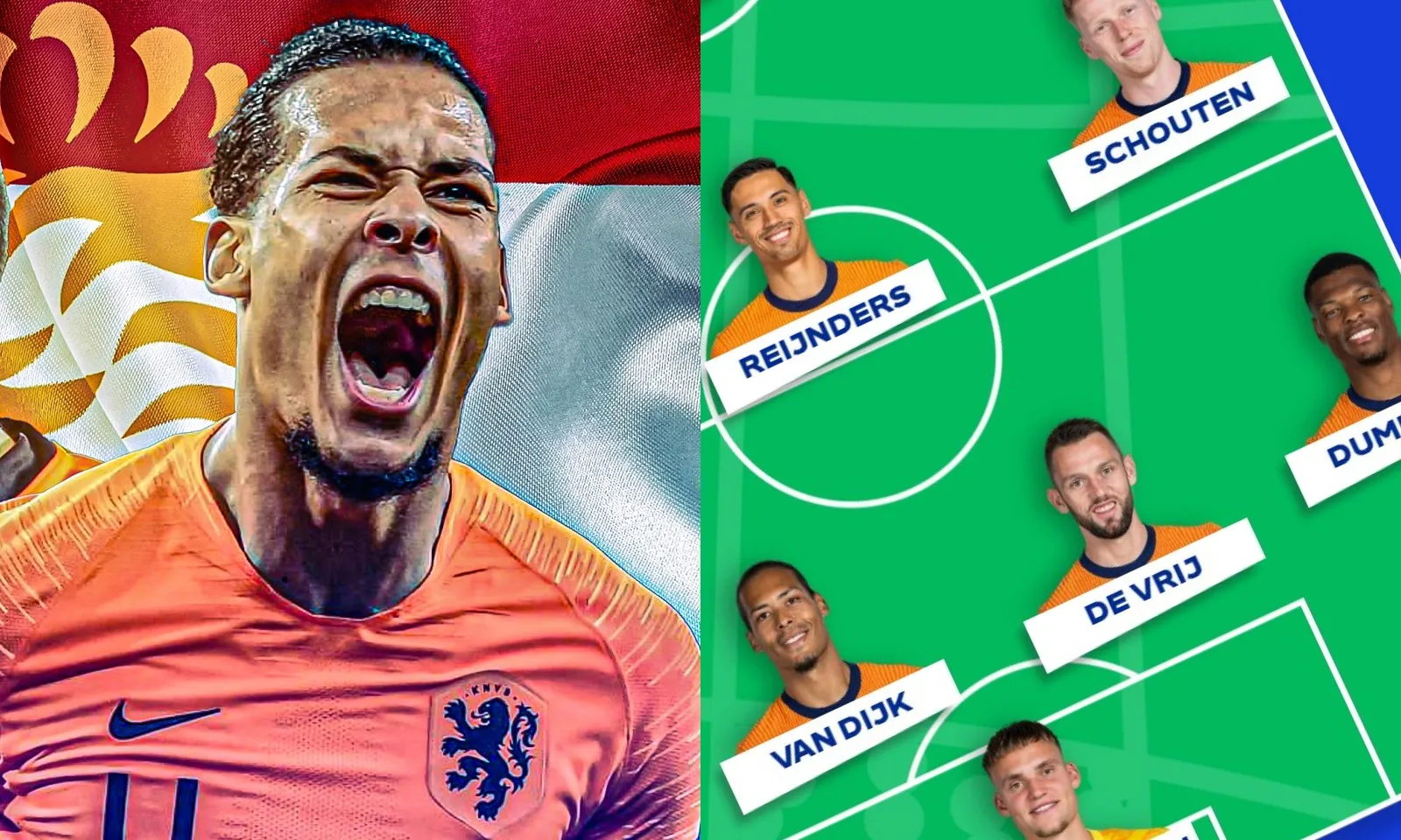 Đội hình dự kiến Romania vs Hà Lan: Cặp đôi Liverpool gồng gánh | Mất mát tử huyệt