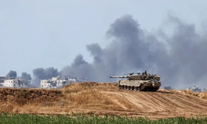 Xe tăng của quân đội Israel   AFP