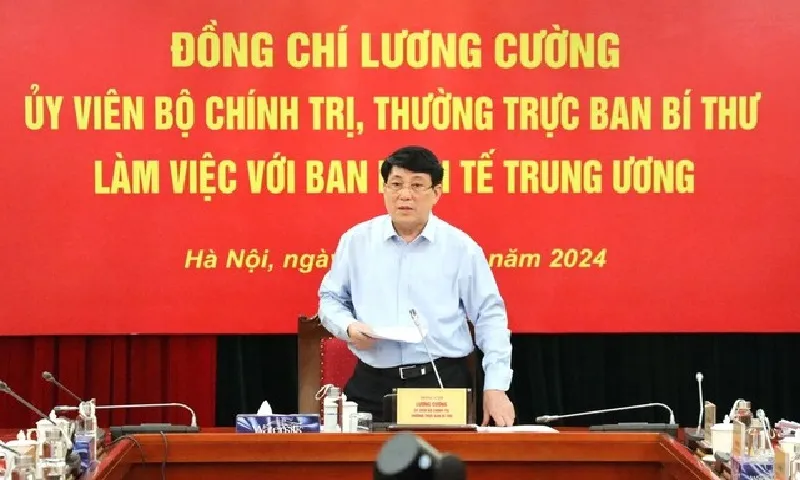 Thường trực Ban Bí thư làm việc với Ban Kinh tế Trung ương