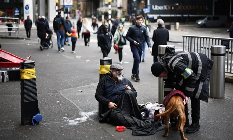 Gần 12 ngàn người ở London phải ngủ ngoài đường