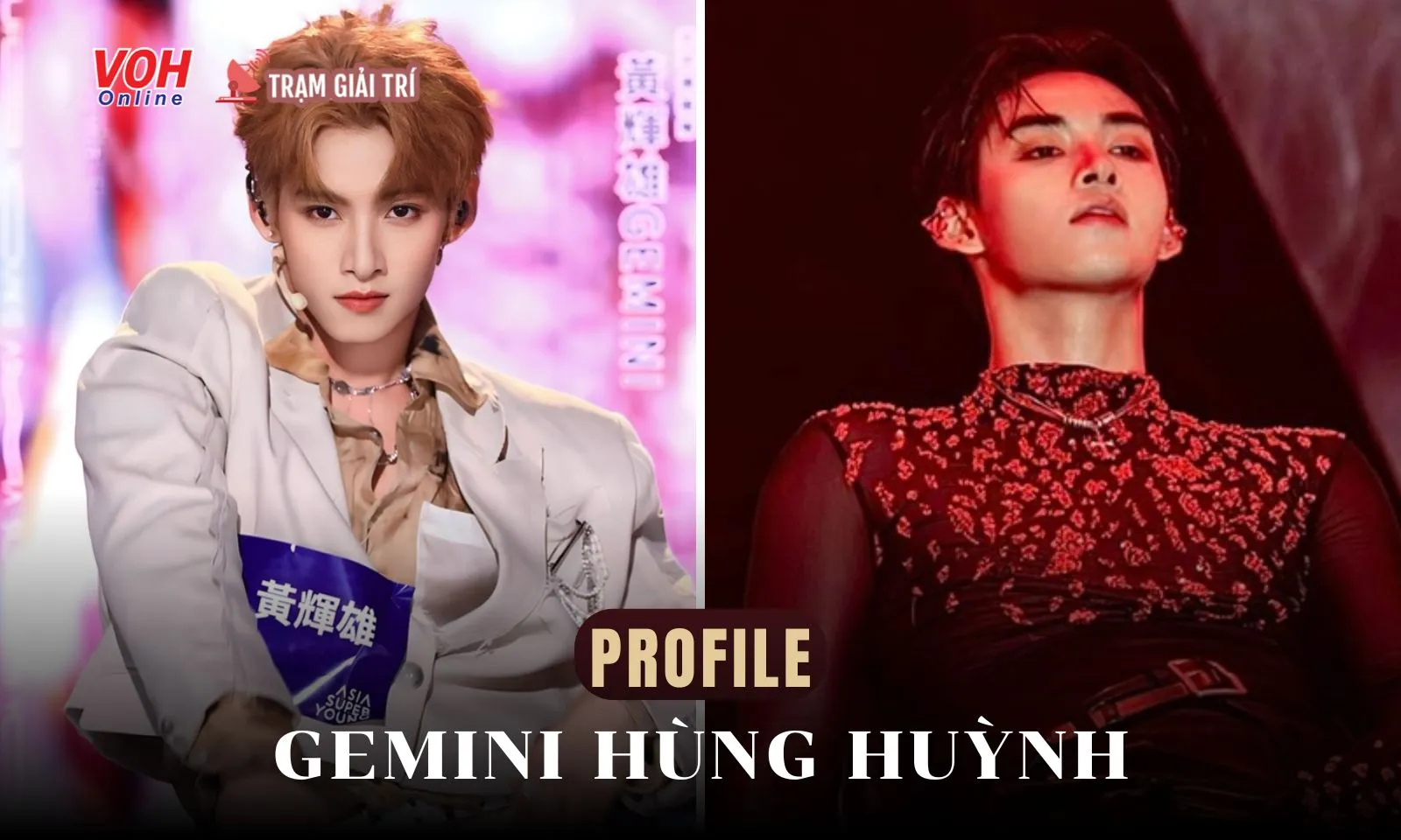 Tiểu sử Gemini Hùng Huỳnh: anh trai Việt chuẩn thần tượng quốc tế