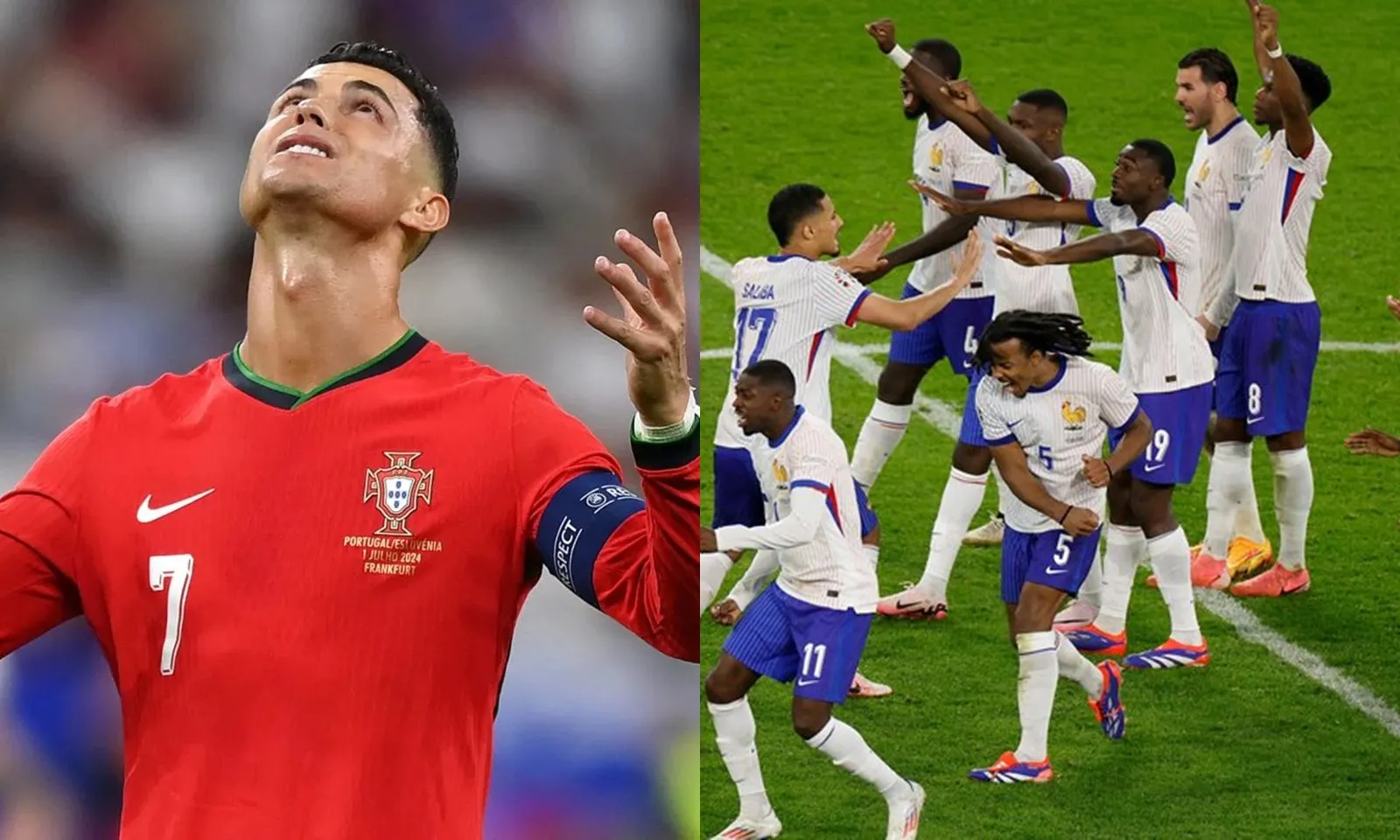 Ronaldo cùng tuyển Bồ Đào Nha chia tay EURO 2024 sau thất bại trên chấm luân lưu trước Pháp 