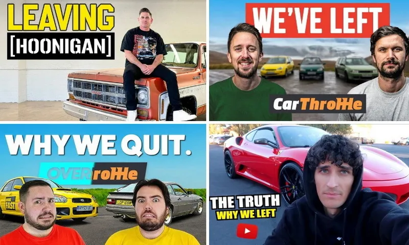 Nhiều kênh YouTube chuyên về ô tô tuyên bố đóng cửa
