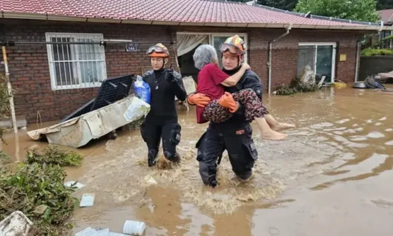 Ít nhất 4 người thiệt mạng trong đợt mưa lớn kỷ lục tại Hàn Quốc