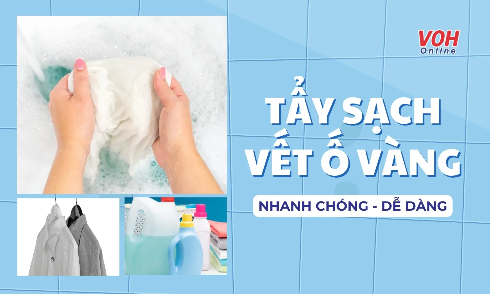 20+ cách tẩy vết ố vàng trên áo trắng tại nhà siêu hiệu quả