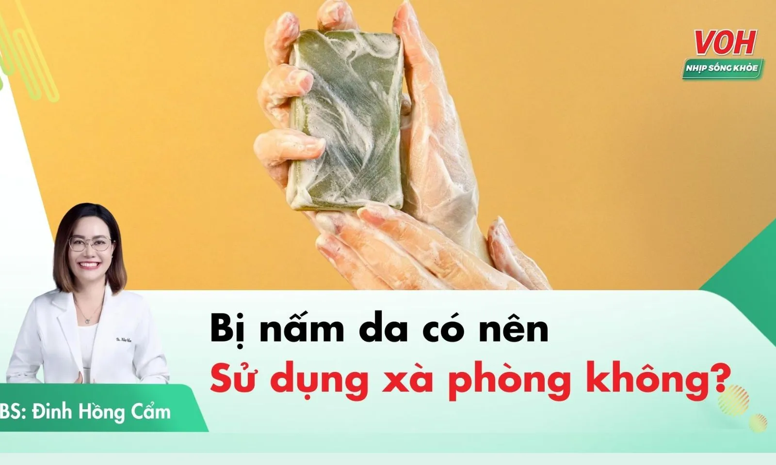 Xà phòng trị nấm da được không?