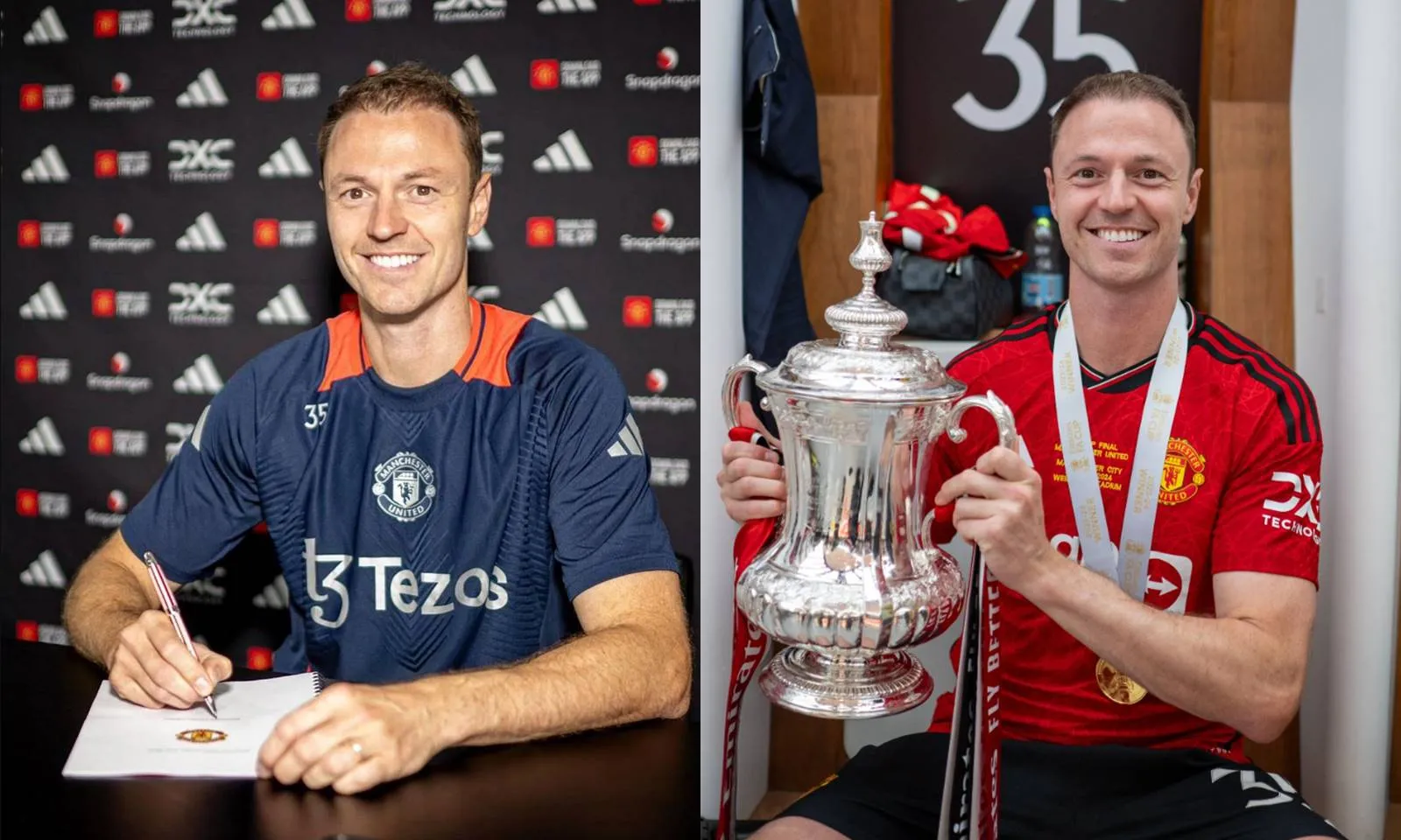 MU gia hạn hợp đồng với lão tướng Jonny Evans