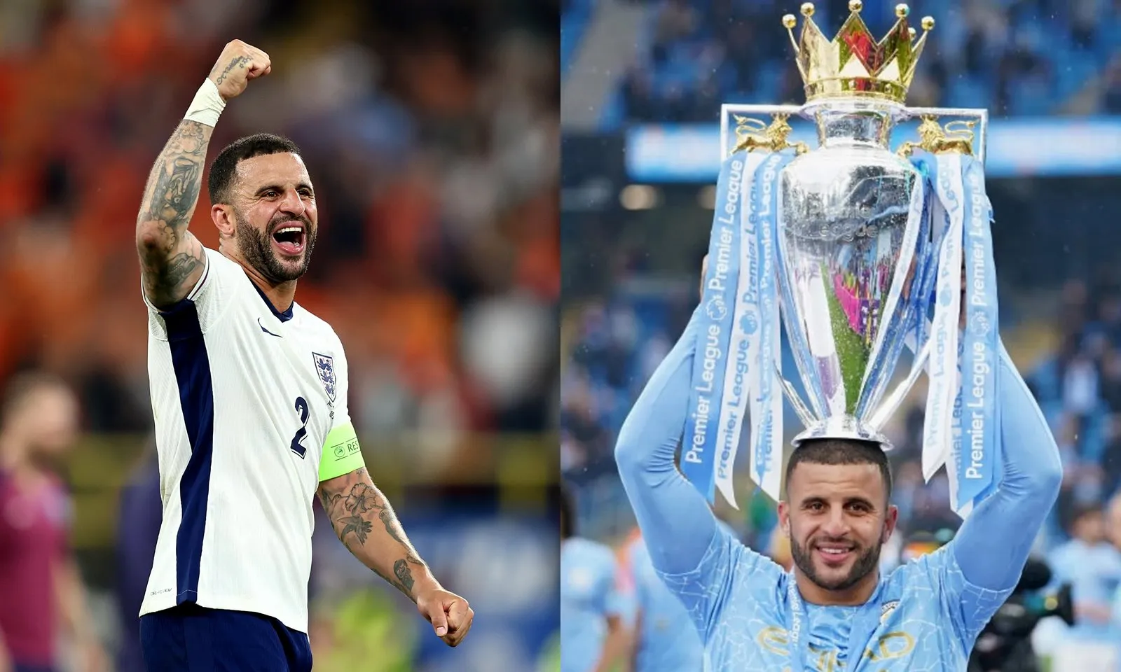 Kyle Walker: “Tôi sẵn sàng đánh đổi mọi danh hiệu tại Man City để giúp tuyển Anh vô địch EURO” 