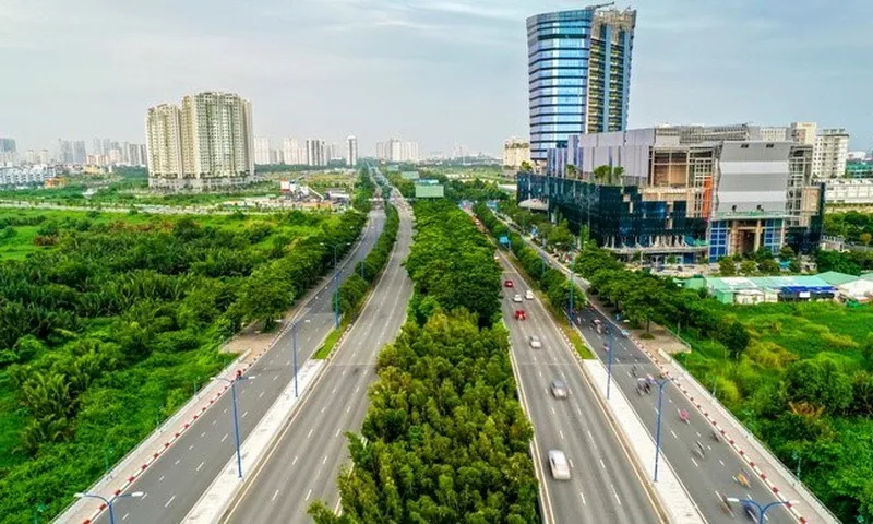 Đường Mai Chí Thọ (TP Thủ Đức) sắp có làn ưu tiên cho xe đạp