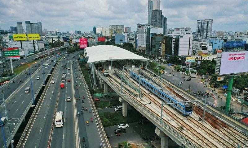 Tuyến đường sắt Bến Thành - Suối Tiên dự kiến đưa vào sử dụng cuối năm nay
