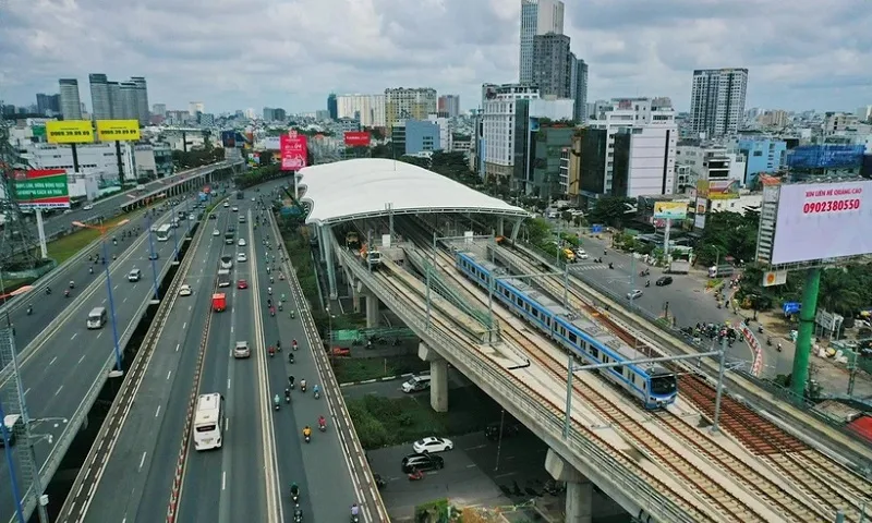 Tuyến đường sắt Bến Thành - Suối Tiên dự kiến đưa vào sử dụng cuối năm nay