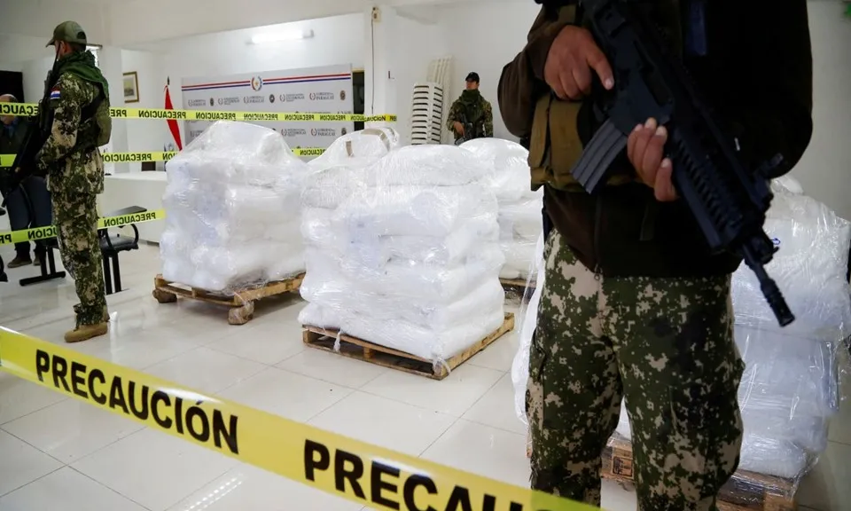 Paraguay bắt giữ 4 tấn cocaine trong lô hàng đang trên đường đến châu Âu