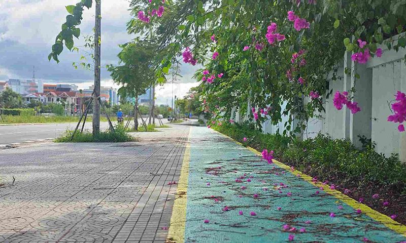 Huế: sơn 8km vỉa hè để dành riêng cho xe đạp chạy