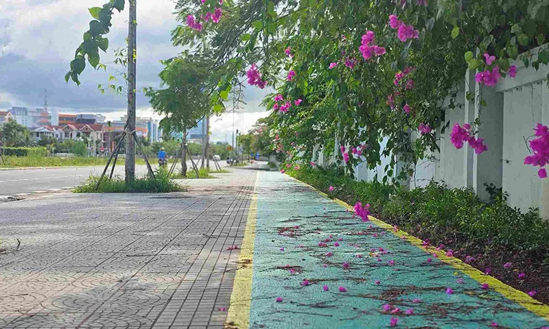 Huế: sơn 8km vỉa hè để dành riêng cho xe đạp chạy