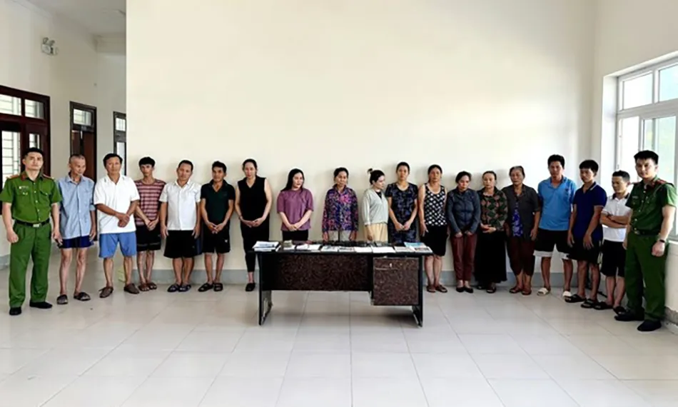 Triệt phá đường dây lô đề do nữ quái Nguyễn Thị Oanh cầm đầu tại Nghệ An