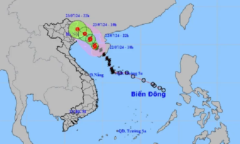 Bão số 2 tăng cấp, hướng về Quảng Ninh - Hải Phòng