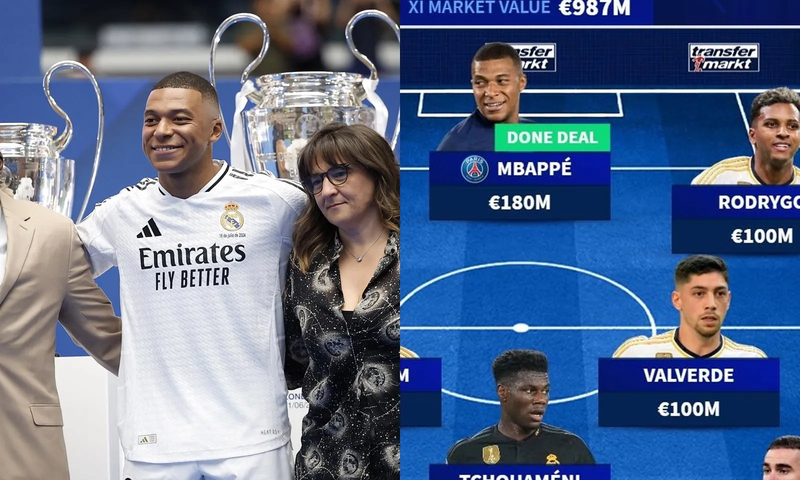 Đội hình trong mơ Real Madrid 2024-2025: Mbappe lĩnh xướng hàng công | “Xe đua F1” thay thế Mendy 