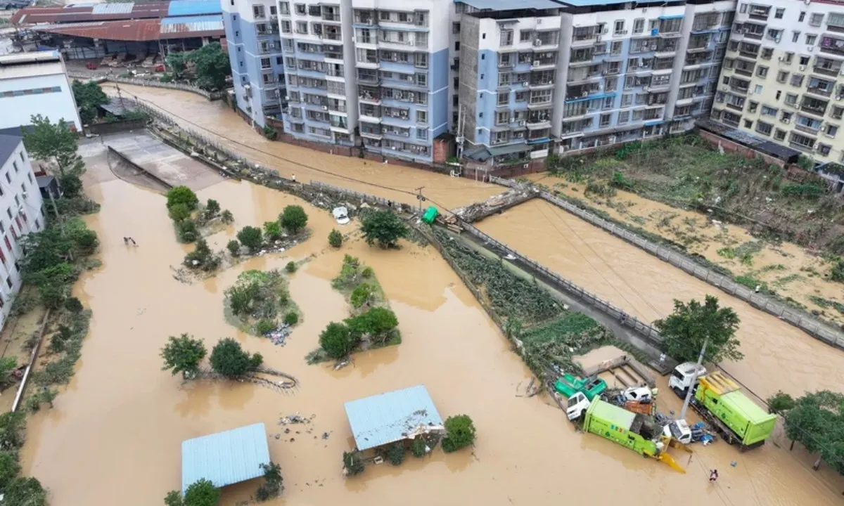 Trung Quốc: Tiếp tục mưa lớn tại các tỉnh miền Nam