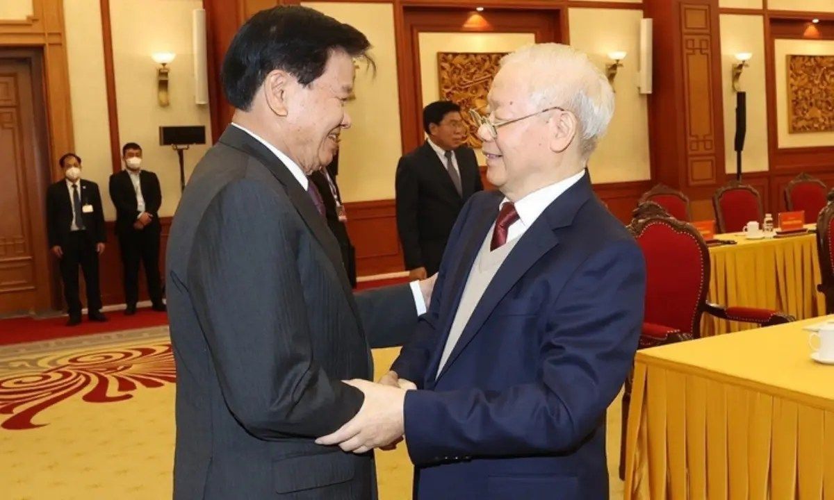Tổng bí thư, Chủ tịch nước Lào nhớ về tình cảm gần gũi của Tổng bí thư Nguyễn Phú Trọng