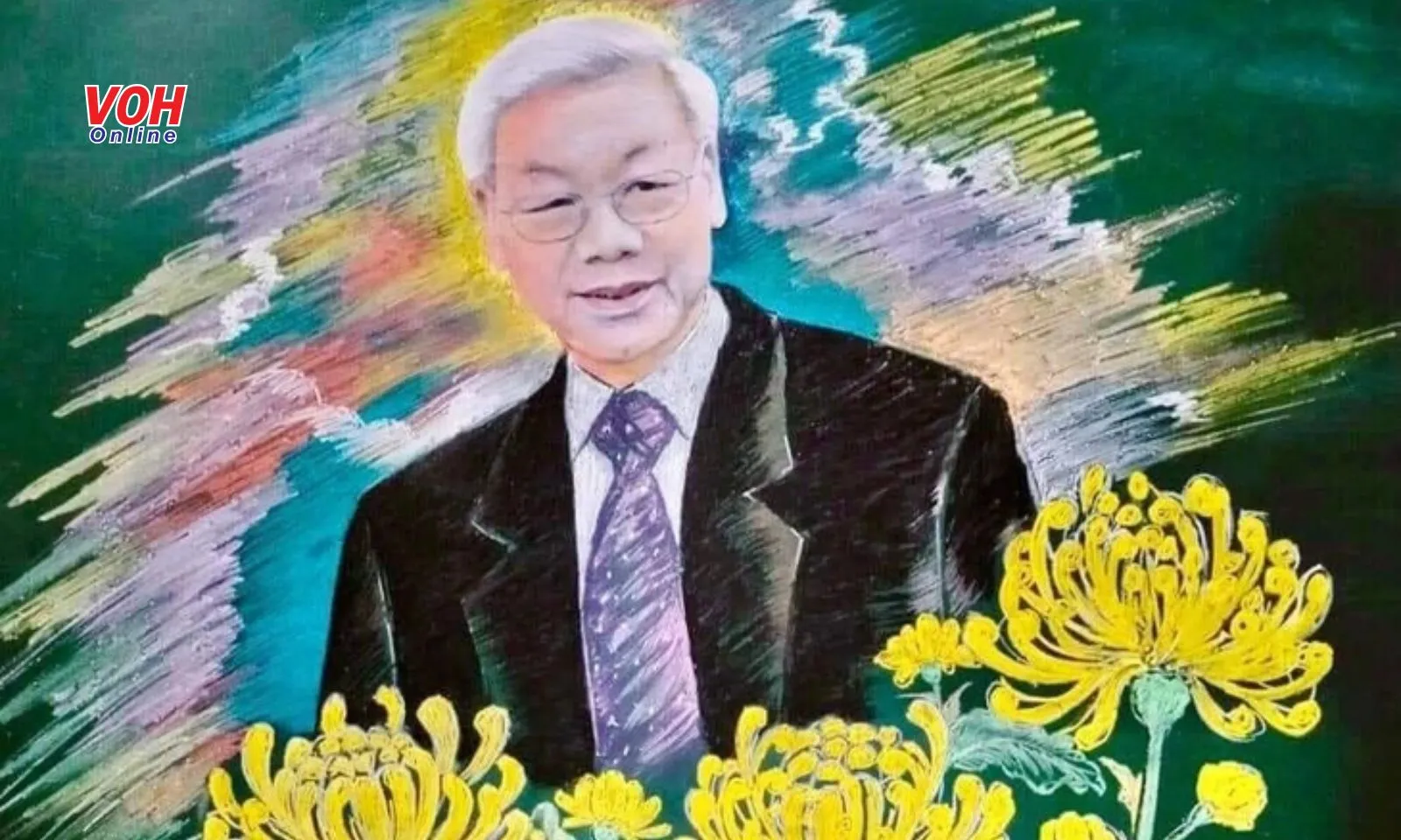 Thầy giáo tại Hà Tĩnh phác họa chân dung Tổng bí thư Nguyễn Phú Trọng