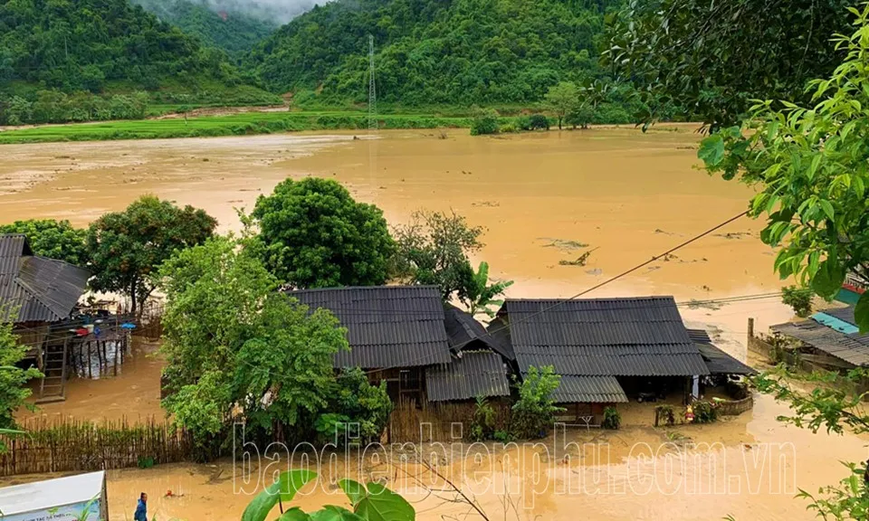 Điện Biên: 2 người thiệt mạng, 5 người mất tích do mưa lũ tại Mường Pồn