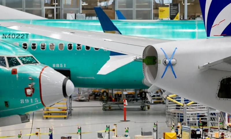 Máy bay Boeing 737 MAX đang được lắp ráp tại nhà máy Boeing Renton ở Renton, bang Washington (Mỹ 2562024   Getty