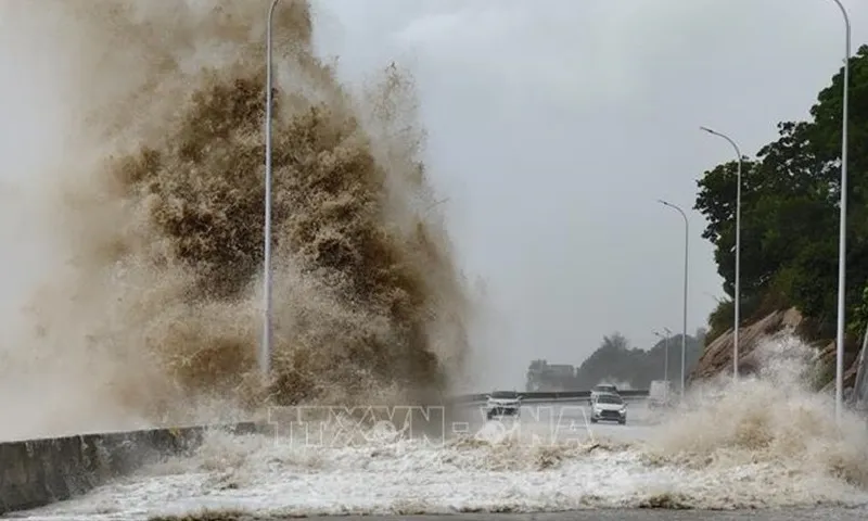 Bão Gaemi quét qua Phúc Kiến, dự kiến hướng đến tỉnh Giang Tây, Trung Quốc