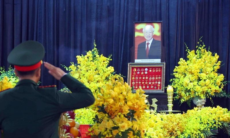 Lộ trình đưa linh cữu Tổng Bí thư Nguyễn Phú Trọng về nơi an nghỉ