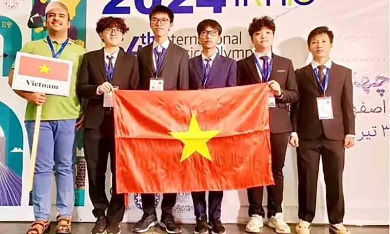 Bắc Giang có hai huy chương vàng Olympic vật lý quốc tế