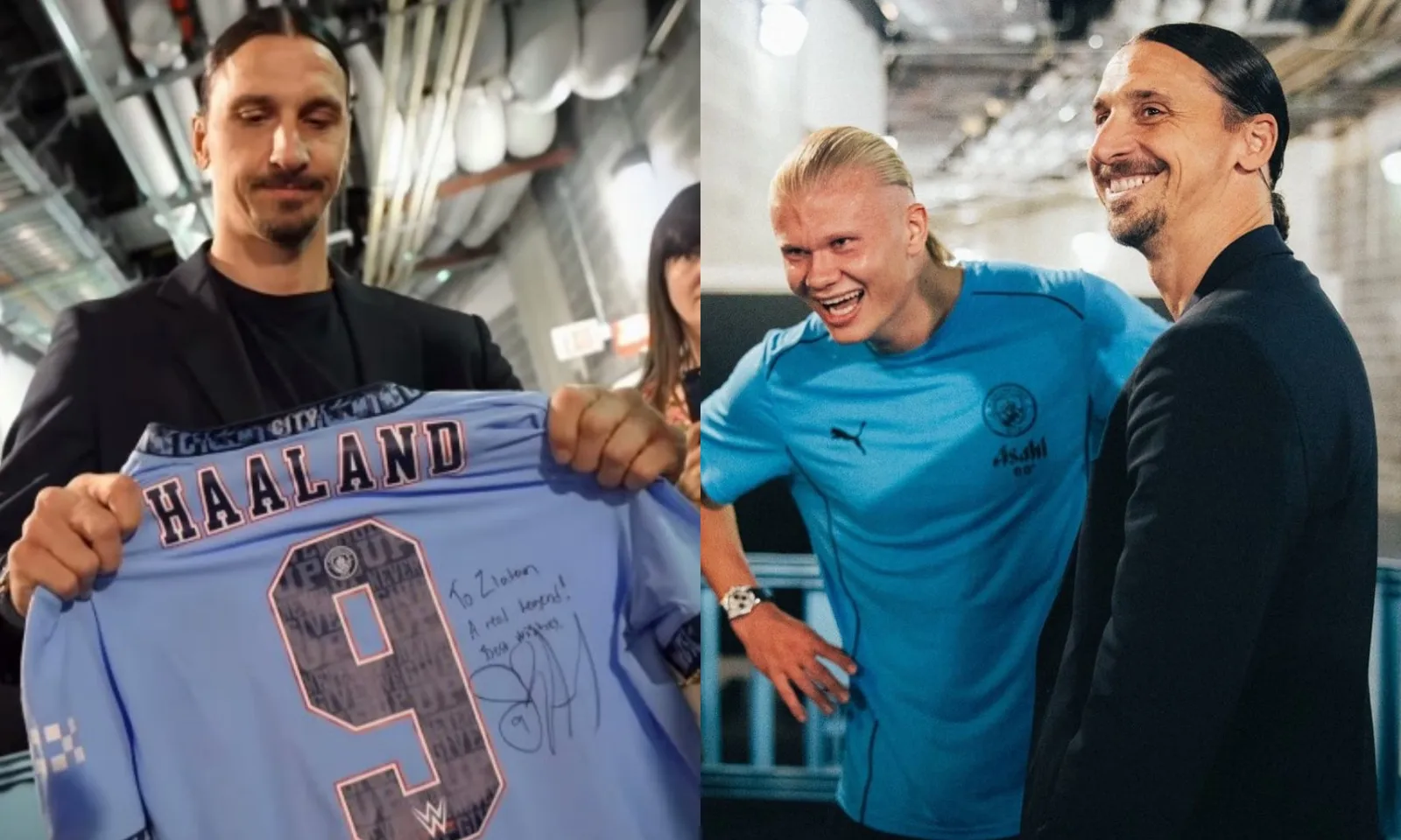 Ibrahimovic xin chữ ký Haaland, mời gia nhập AC Milan 