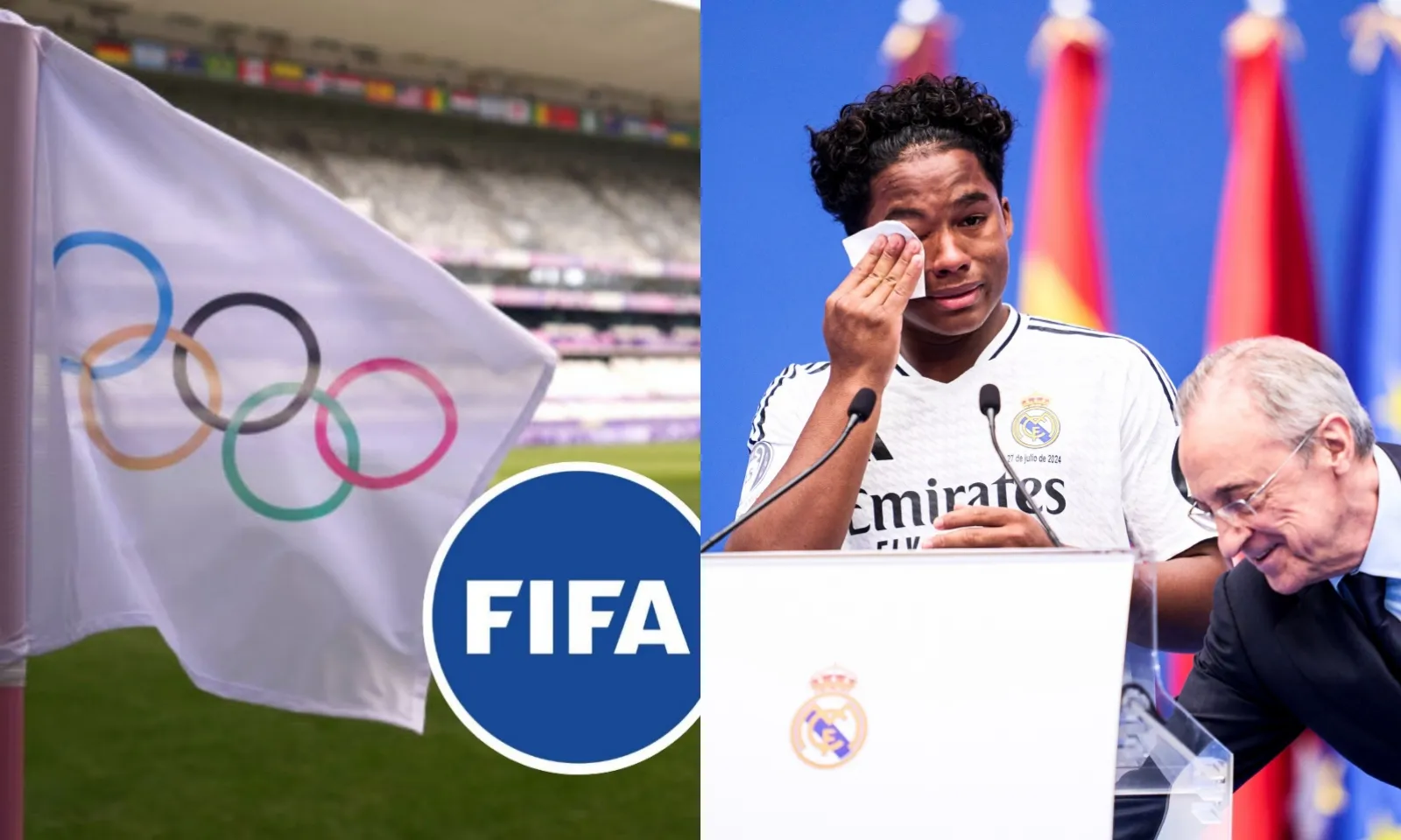 Điểm tin bóng đá 28/7: FIFA phạt nặng đội tuyển Olympic | Endrick khóc nức nở ra mắt Real Madrid 