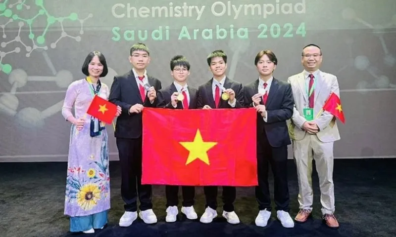 Kỳ thi Olympic Hóa học Quốc tế năm 2024: Việt Nam xếp thứ 2 