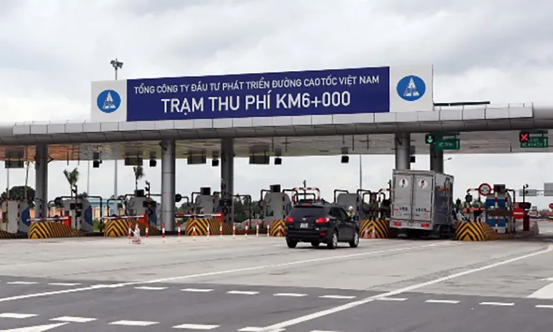 Một tram thu phí trên cao tốc - Ảnh minh họa