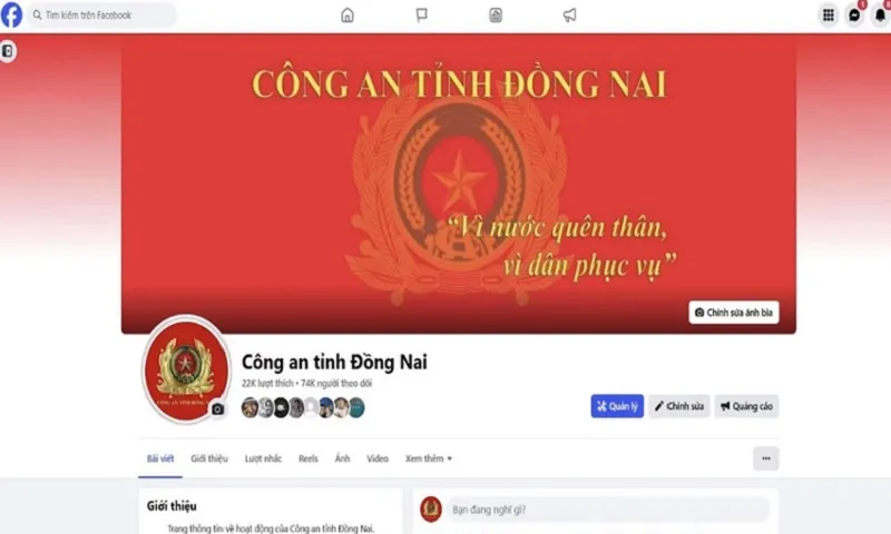 Công an Đồng Nai: Tiếp nhận tin báo của người dân qua facebook