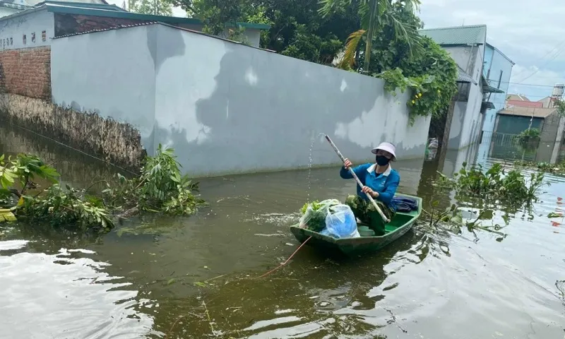 Ngập lụt  huyện Chương Mỹ (Hà Nội)