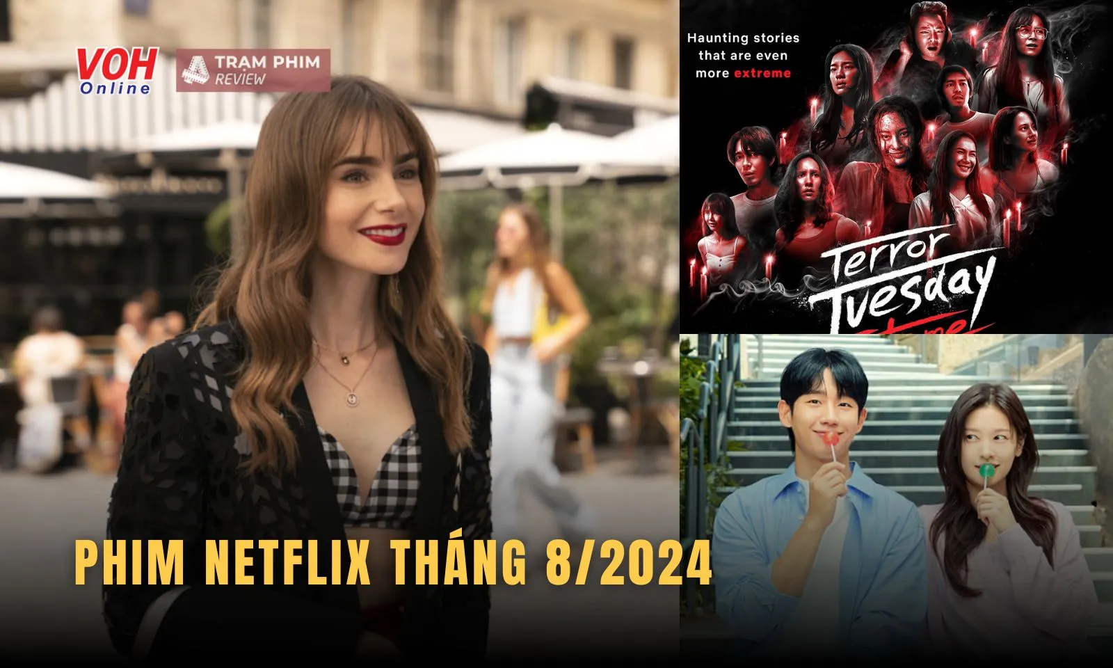 Phim Netflix tháng 8/2024: Emily In Paris trở lại với nhiều drama hơn