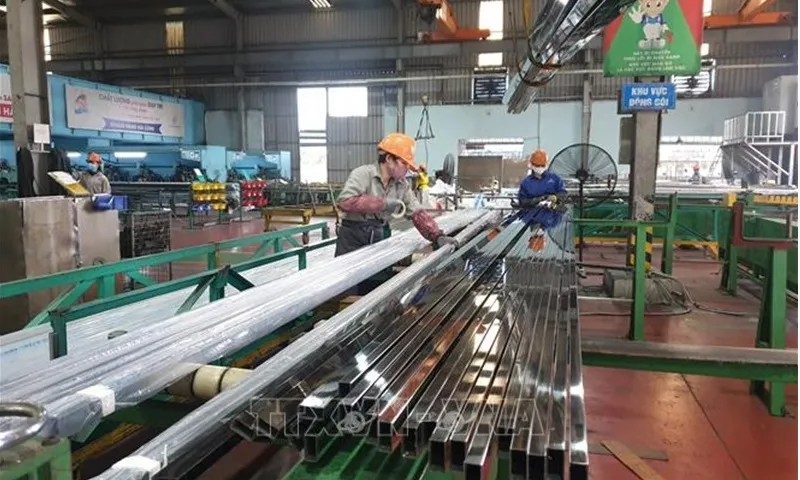 Sản xuất công nghiệp duy trì tăng trưởng tích cực