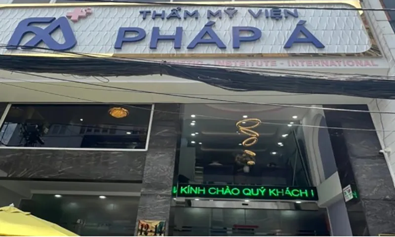 Kiểm tra thẩm mỹ viện Pháp Á có nhiều sai phạm ở quận 1