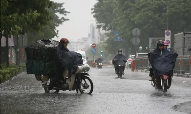 TPHCM và Nam Bộ hôm nay mưa rào đến mưa to tập trung nhiều vào chiều tối