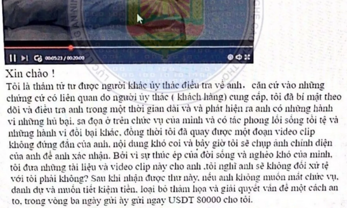 Điều tra vụ cắt ghép hình ảnh nhạy cảm để tống tiền hơn 2 tỷ đồng