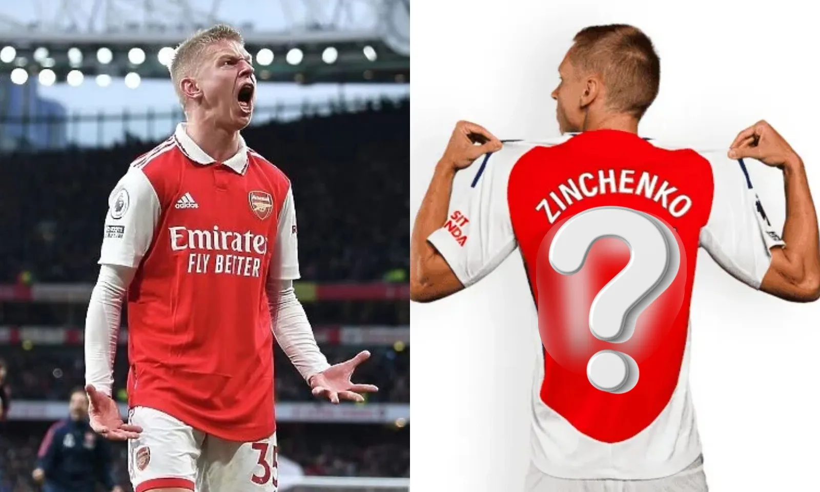 CHÍNH THỨC! Zinchenko yêu cầu Arsenal thay đổi số áo