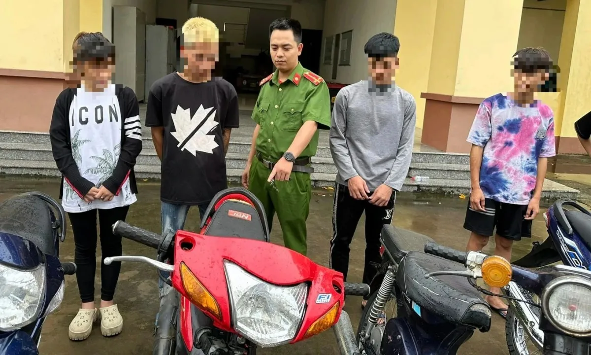 Phú Thọ: Bắt nhóm trộm cắp tuổi teen