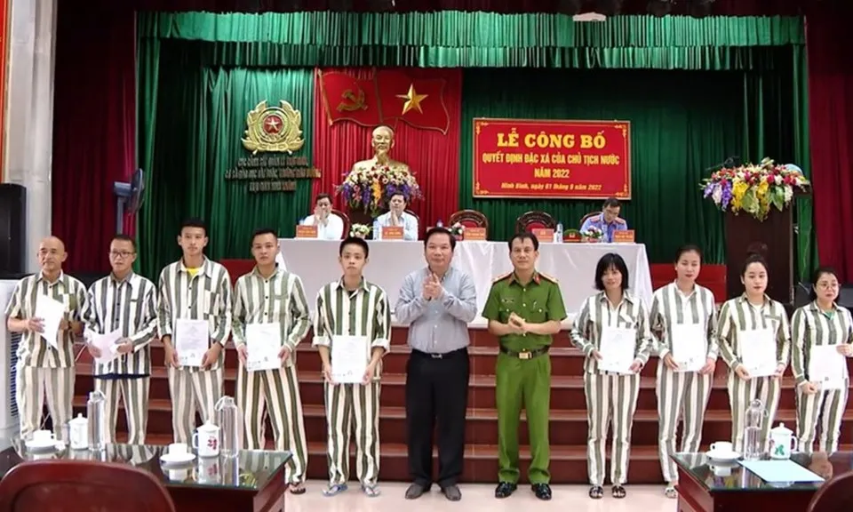 Đặc xá năm 2024 bảo đảm đúng đối tượng, không để xảy ra tiêu cực, sai sót