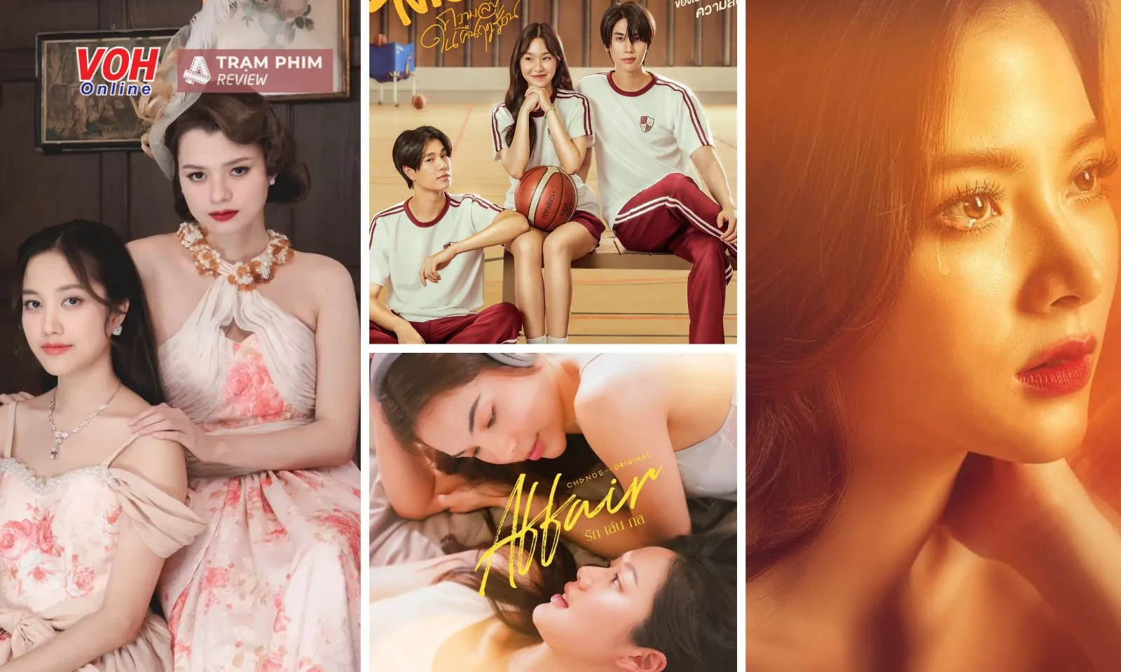 Phim bộ Thái Lan tháng 8: Baifern trải qua 9 mối tình, FreenBeck tái xuất