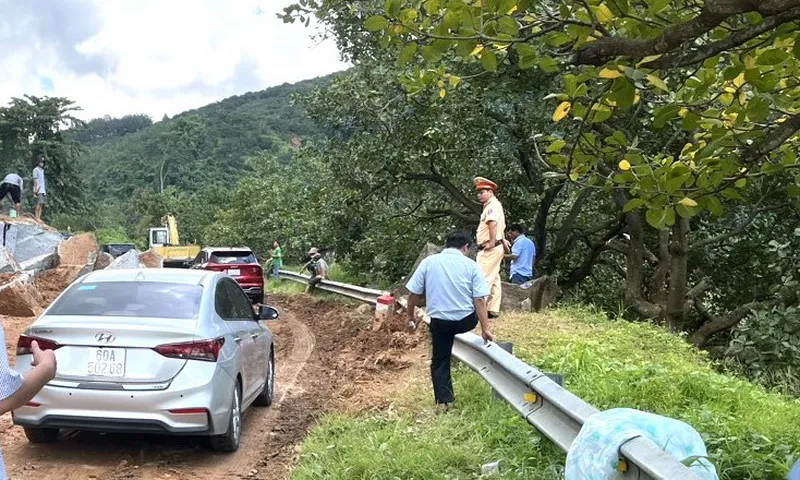 Thông xe đèo Tà Pứa (Bình Thuận)