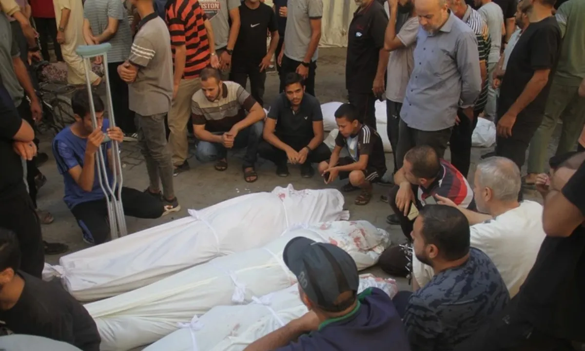 Israel không kích trường học ở Dải Gaza khiến 93 người chết
