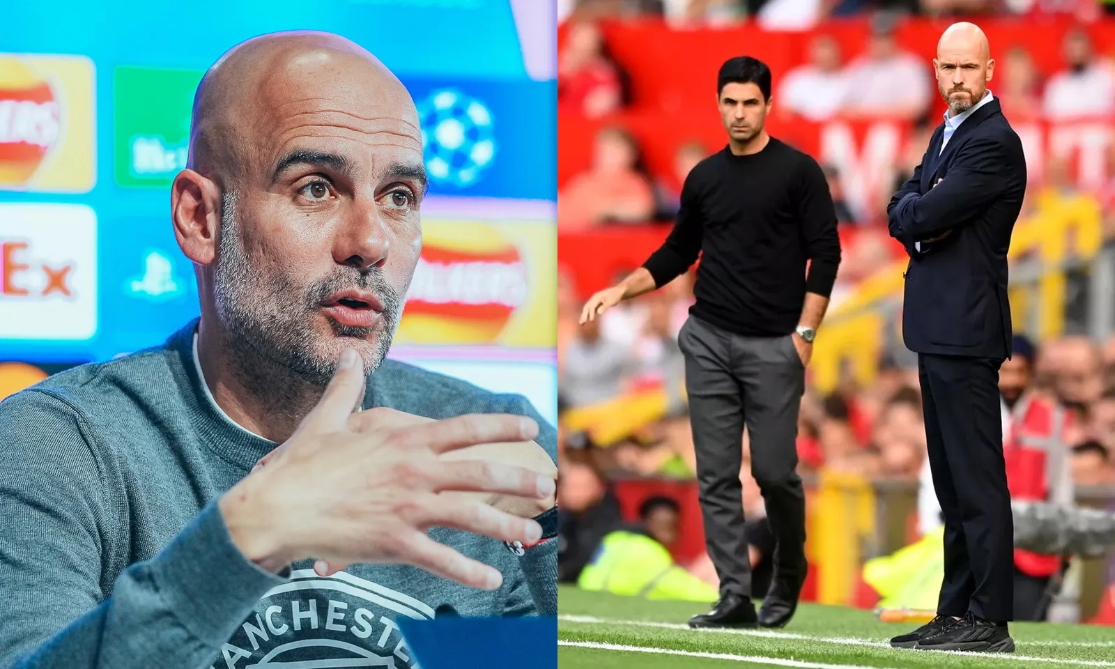 Pep Guardiola mỉa mai cách tiêu tiền của Arsenal và MU