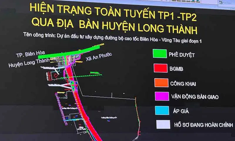 Hiện trạng giao đất của cao tốc qua địa bàn huyện Long Thành Đồng Nai.