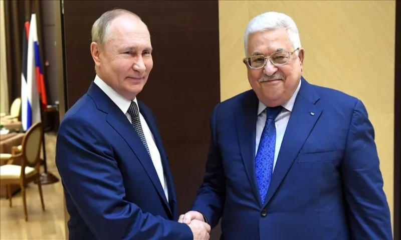 Tổng thống Nga Putin họp bàn tình hình Trung Đông với lãnh đạo Palestine 