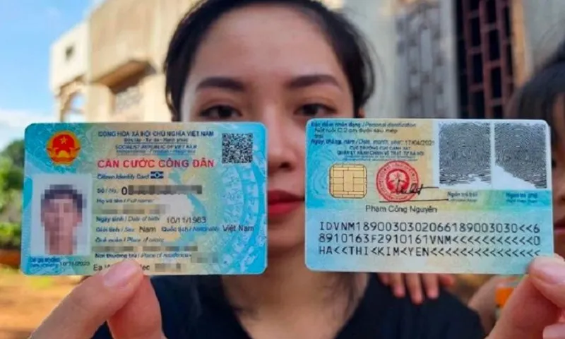 Người dân làm thẻ căn cước không cần xuất trình Thông báo định danh cá nhân